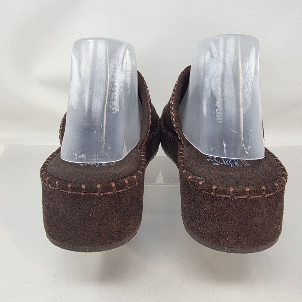 Skechers BOBS Keep It Cozy Women 9.5 114560 Chocolate Brown Slipper Clog Exc - Picture 15 of 16